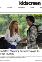 Geek Girl featured in Kidscreen