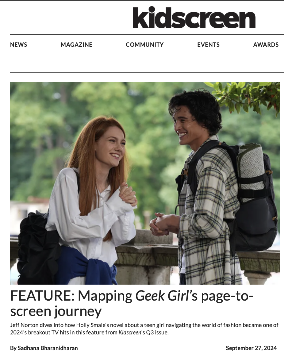 Kidscreen: Mapping Geek Girl’s page-to-screen journey